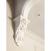 White Gypsum Arch Moulding Decorative Accessories Plaster Corbel