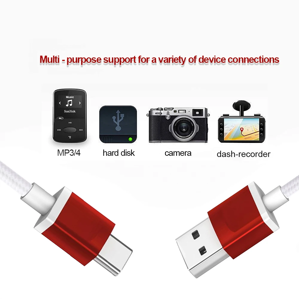Factory Price USB Type C Cable 3 A C-type Charging Cable Braided Gtwin - ANKUX.COM