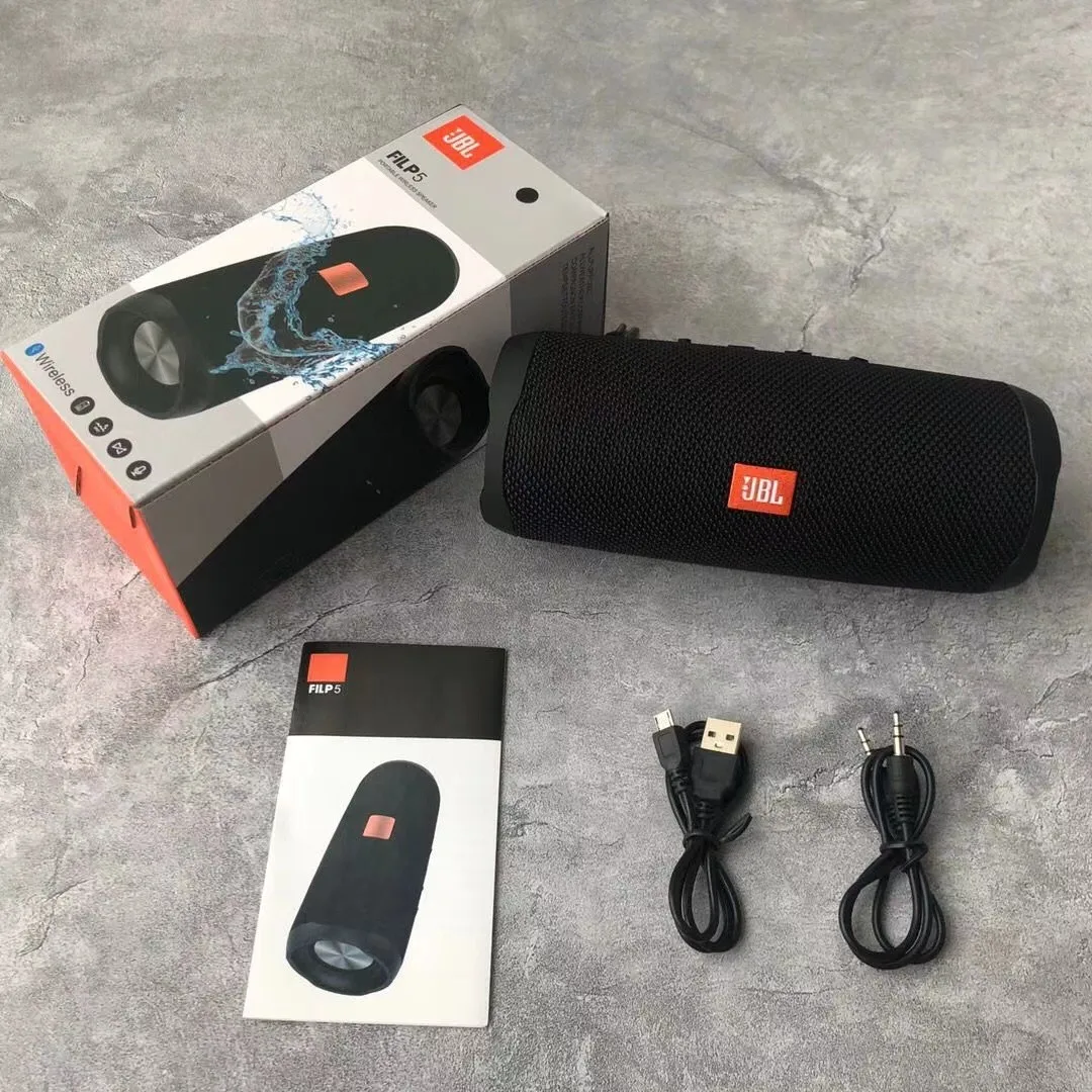 Flip 5 Wireless Portable Speaker Waterproof Bluetooth Bass Channel Music Kaleidoscope Flip5 Audio with Multiple Support - ANKUX.COM