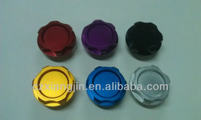 aluminum car oil tank cap with customized logo