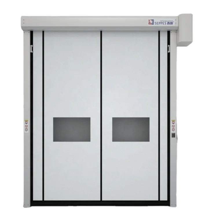 Automatic Sliding Door Fast Speed Pvc Door Zipper Structure High Speed Gate/ High Speed Shutter