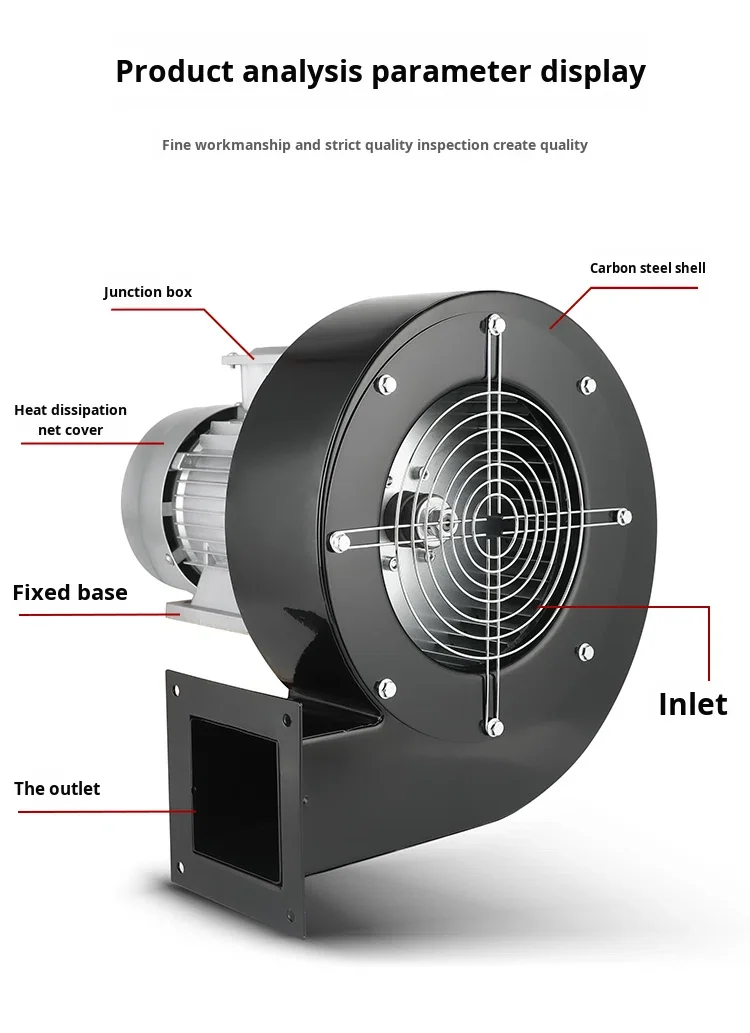 Centrifugal Fan, 220V, Galvanized Steel - detail 24
