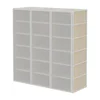 Modern Shoe Cabinet 4 Doors 1 Drawer Shoe Rack Storage Unit Cupboard Footwear Stand