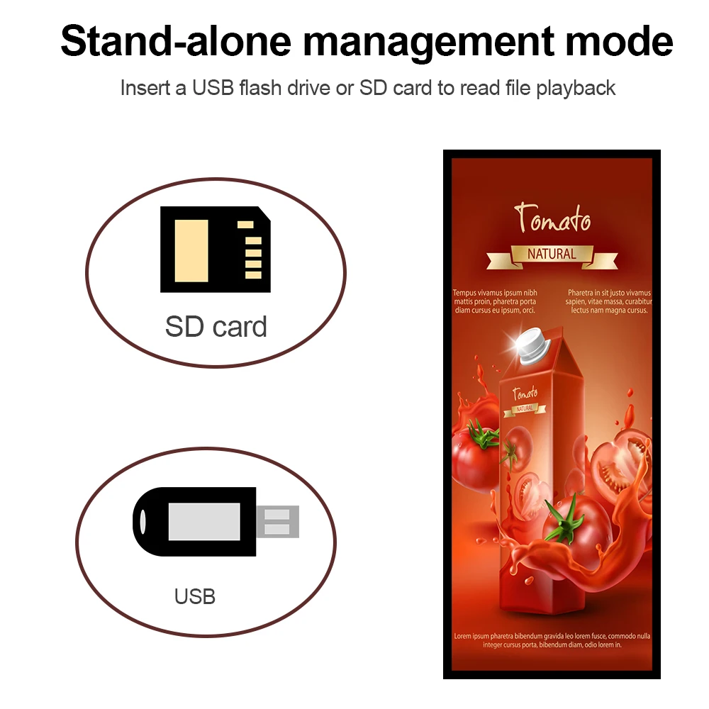 38.5 inch ultra wide stretched bar lcd monitor commercial screen shelf advertising display