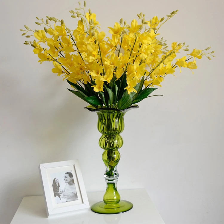 Silk Artificial Dendrobium Orchids For Wedding Decorations And Home