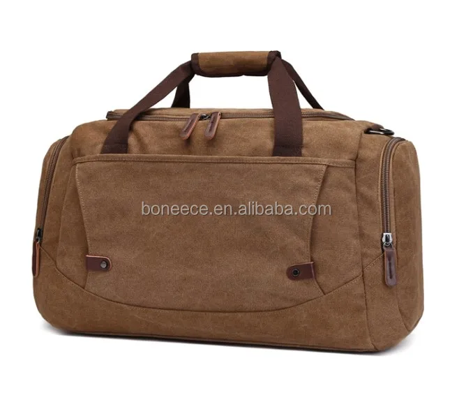 canvas travel tote bag