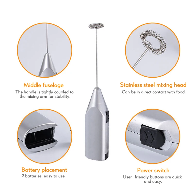 2020 china Best Price Handheld Electric Milk Frother Drink Foamer Mixer Stirrer Coffee Egg Beater New