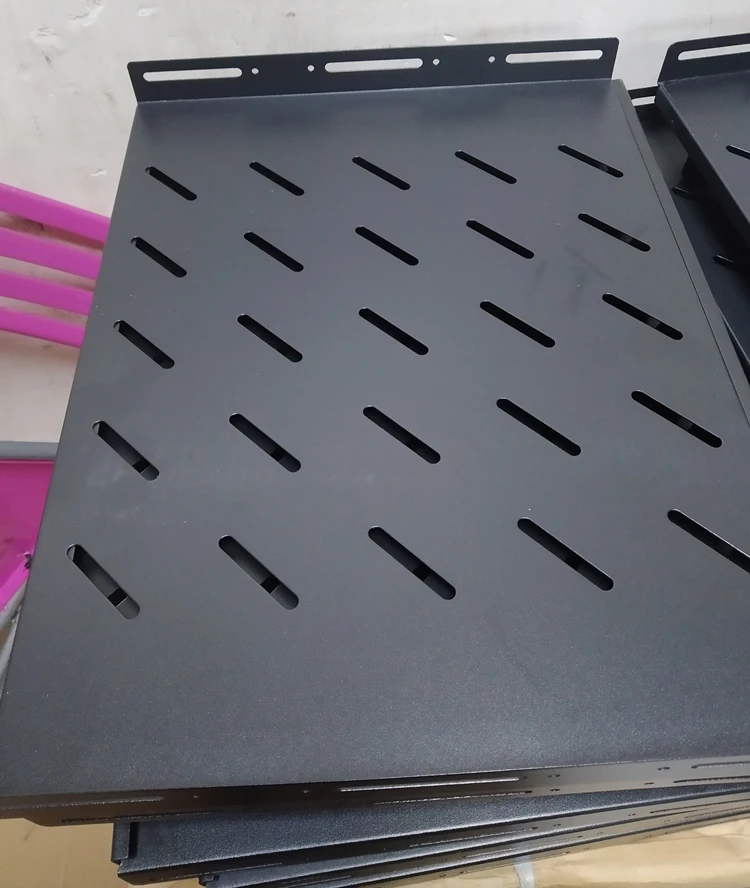 19 Inch Server Rack Mount SPCC Metal Fix Shelf - Universal Tray for ...