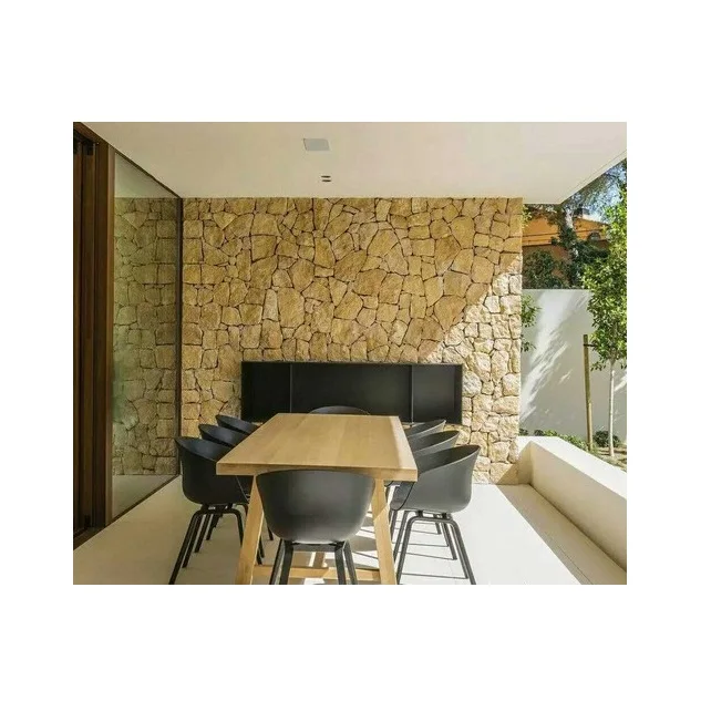 Customized Project Beige Limestone Marble Blocks Decorative Stone Walls Cladding Natural