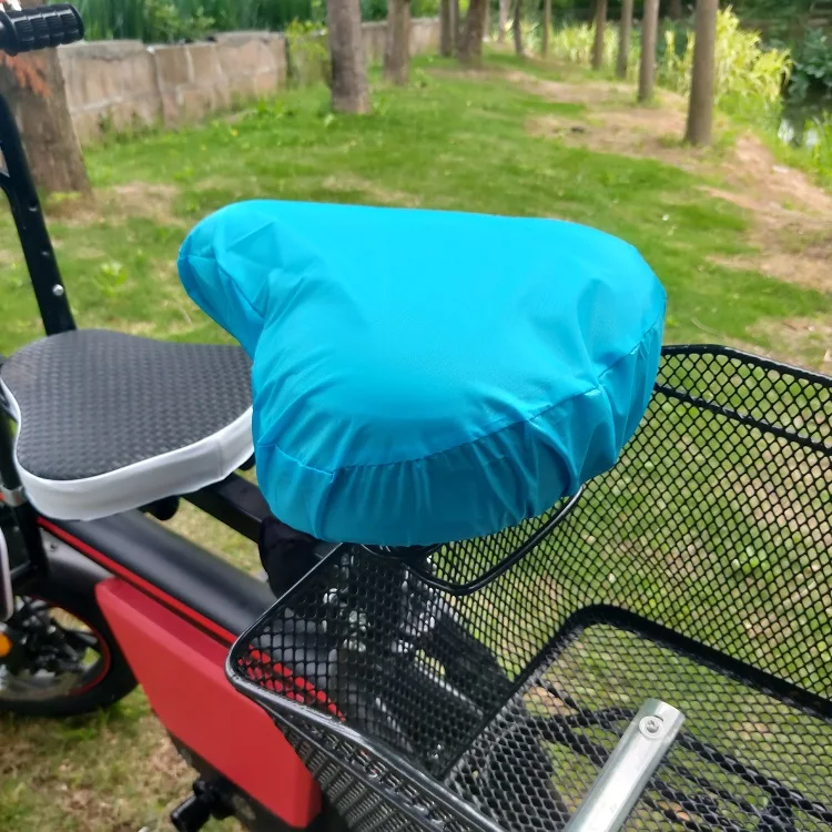 Custom Waterproof Bicycle Saddle Rain Cover Protective Bike Saddle