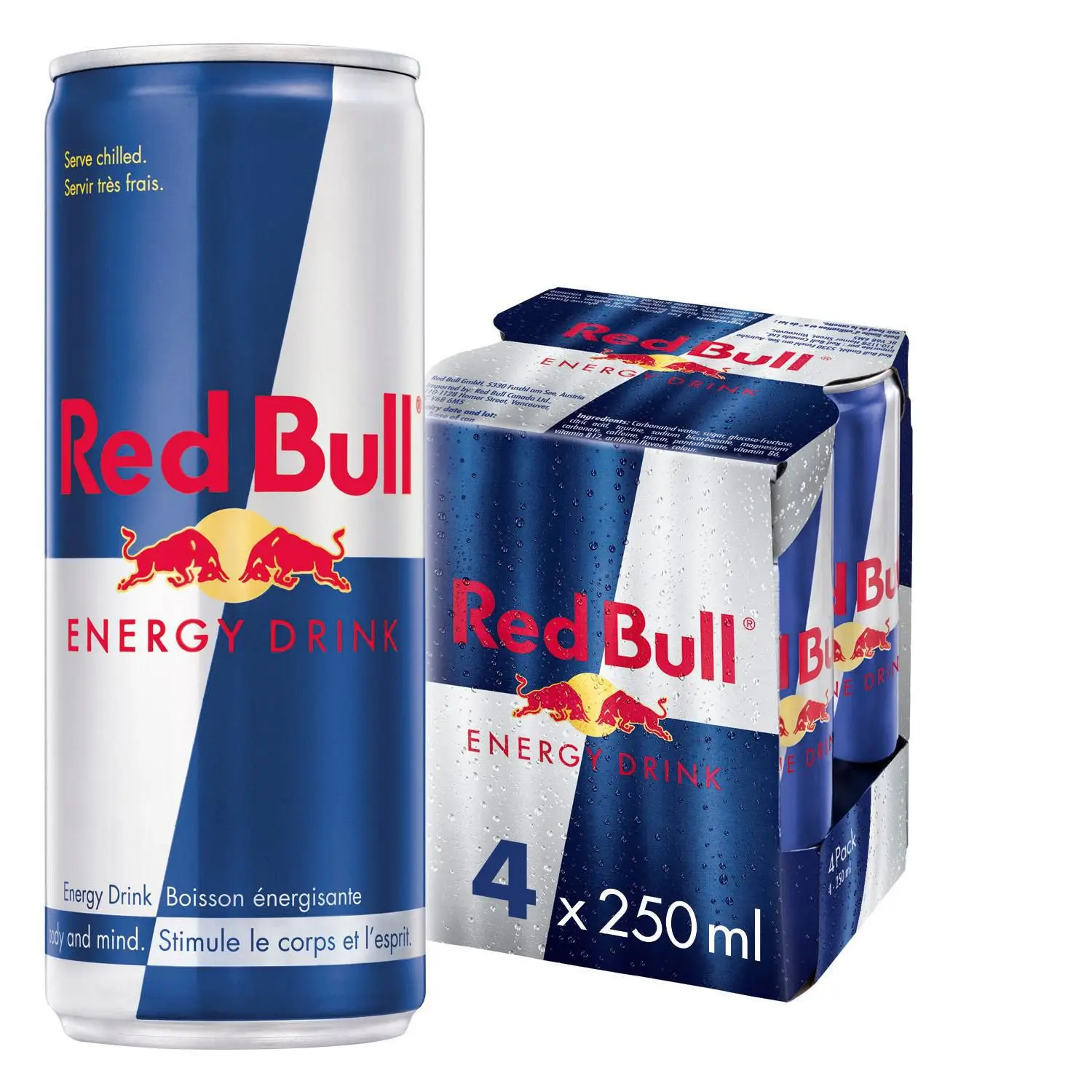 Original Austria Redbull Drinks 24x250ml Cans Redbull Energy Drink