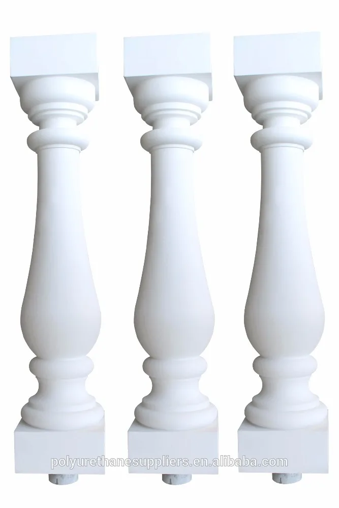 Stair Banisters Pu Polyurethane Handrail Steps Baluster For Railings