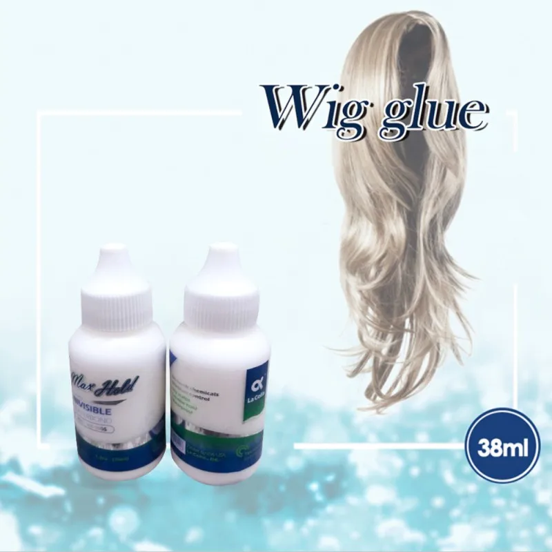 38ml Lace Wig Glue WaterProof Wig Bonding Glue Wig Invisible Adhesive Hair Extension Liquid Replacement Tool Private Label