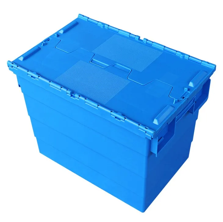 Logistic Transportation Plastic Tote Box With Lid Turnover Box - Buy ...