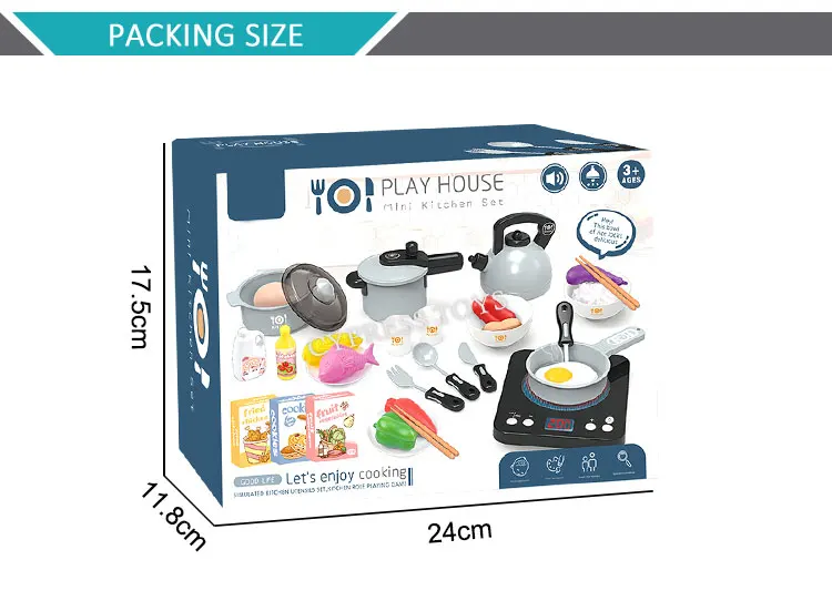 Induction Cooker Toy Baby Toy Kitchen Set Cooking Set Cooker Toy With