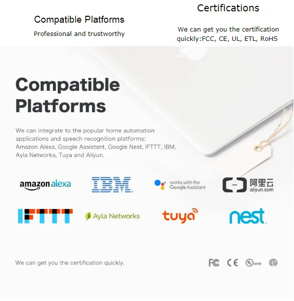 Tuya Wireless Gateway Alexa Google Home Smart Life Compatible Wireless Zigbee gateway - ANKUX.COM