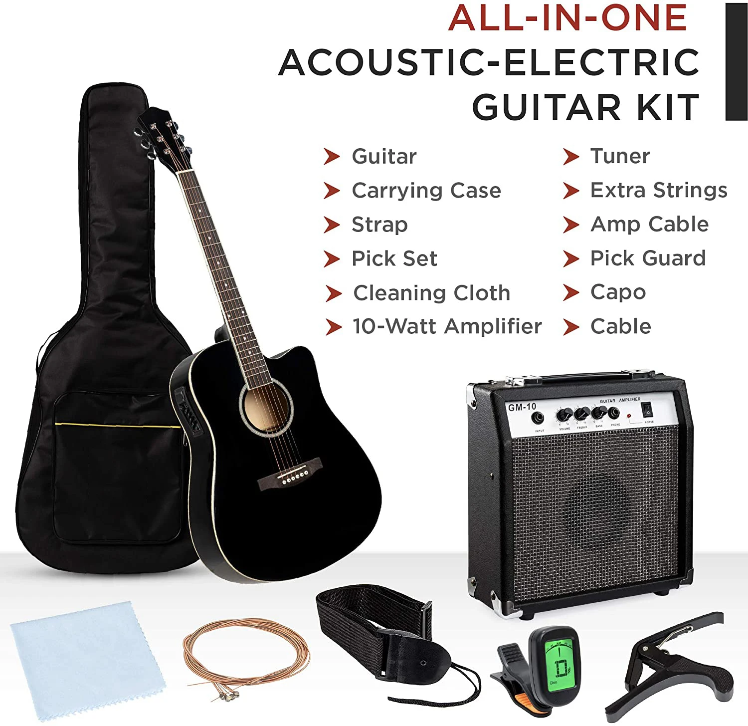 All In One Acousticelectric Guitar Kit Buy Acoustic Guitar Kit,Cheap