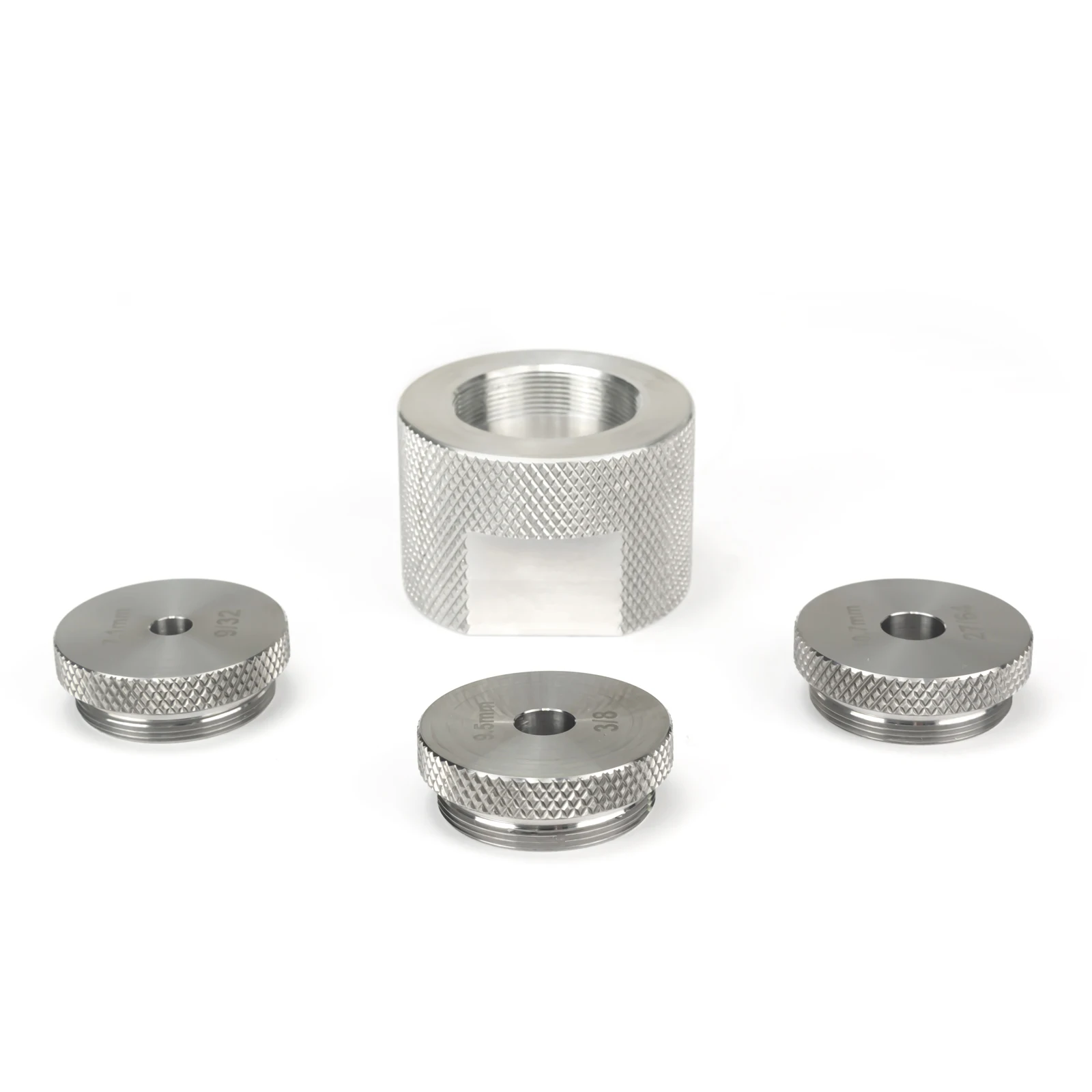 Stainless Steel Baffle Cup Jig Drill Guide Fixture Tool For 1.33 Inch