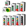 Button switch control box plastic hand-held self starting button waterproof box electrical industrial emergency stop switch