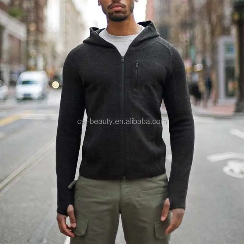 thumb hole sweater mens