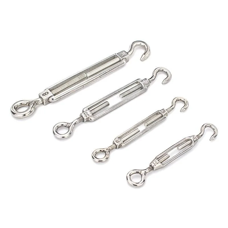 Eye & Eye Stainless Steel Turnbuckles Wire Rope Tension,Heavy Duty Rope