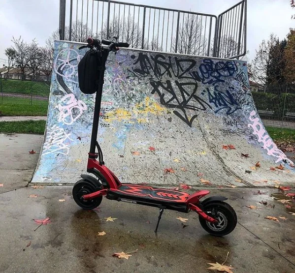 Gold Color Off Road Electric Scooter 60v Kaabo Mantis Pro E Scooter