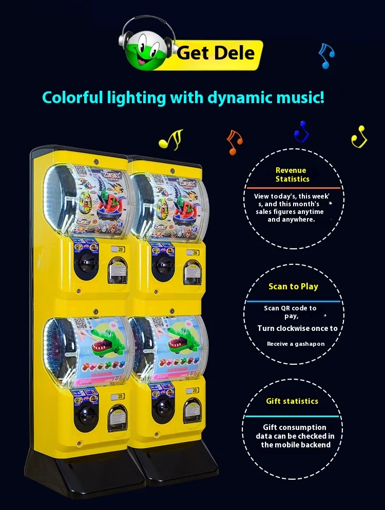 New Commercial Japanese  Machine for Children Self-Service WeChat QR Code Coin Operated Games Manufactured Reputable