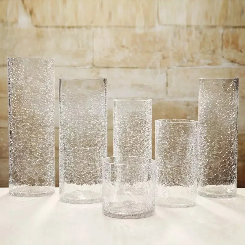 Clear Blown Tall 100cm Cylindrical Glass Floor Large Vase Buy Floor