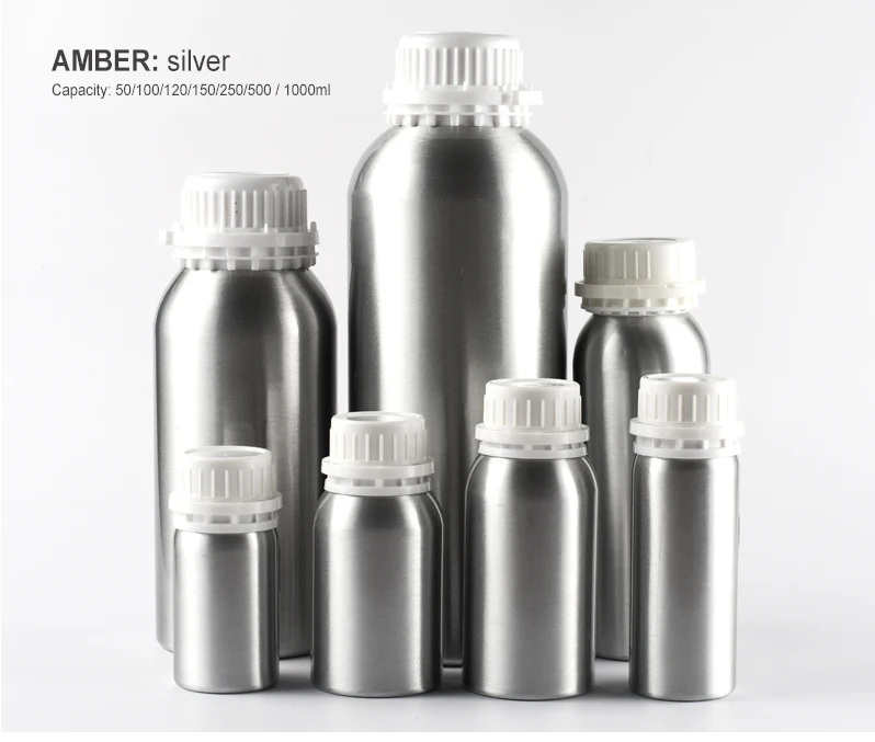 Aluminum Fragrance Oil Bottles Aroma Essential Oil Aluminum Bottles