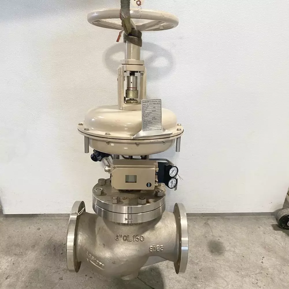 Samson 3241 Globe Control Valve With ASCO Solenoid Valve 8342G003P 240v ...