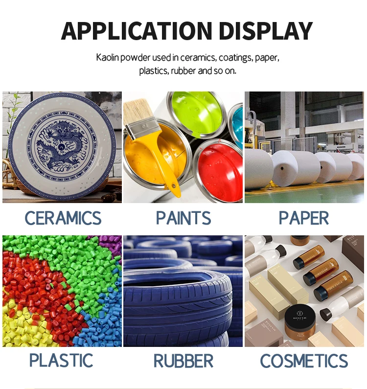 Wholesale Kaolin Clay Calcined Kaolin Kaolin Powder  for Ceramic Glazes 93% Whiteness Mesh Calcined for Paper Coatings factory