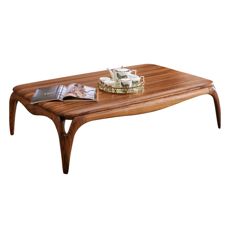 zebra wooden home furniture tea table minimalistic style latest