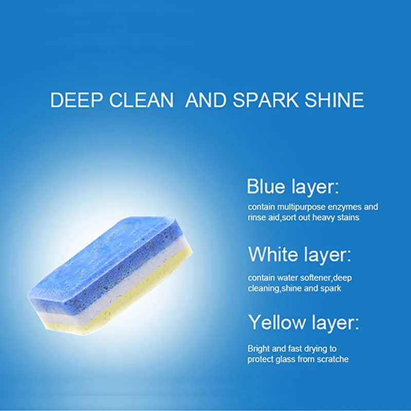 Multipurpose solid Powerful Dishwashing Cleaner Dishwasher  Dishwashing Tablets