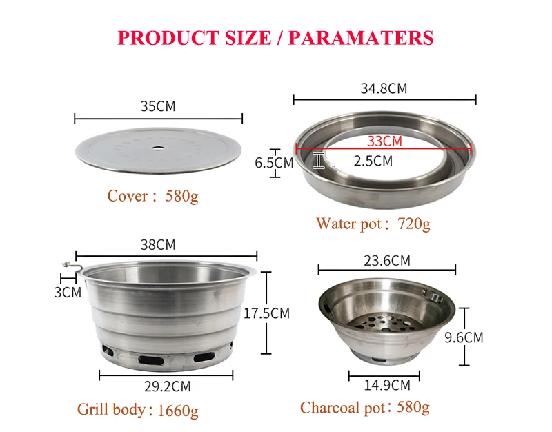 Korean Tabletop Stainless Steel Charcoal Bbq Grills,Korean Bbq Tables ...