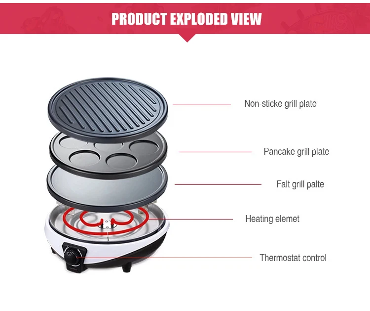 Household Multifunction Snack Machines Commercial Retro Electric