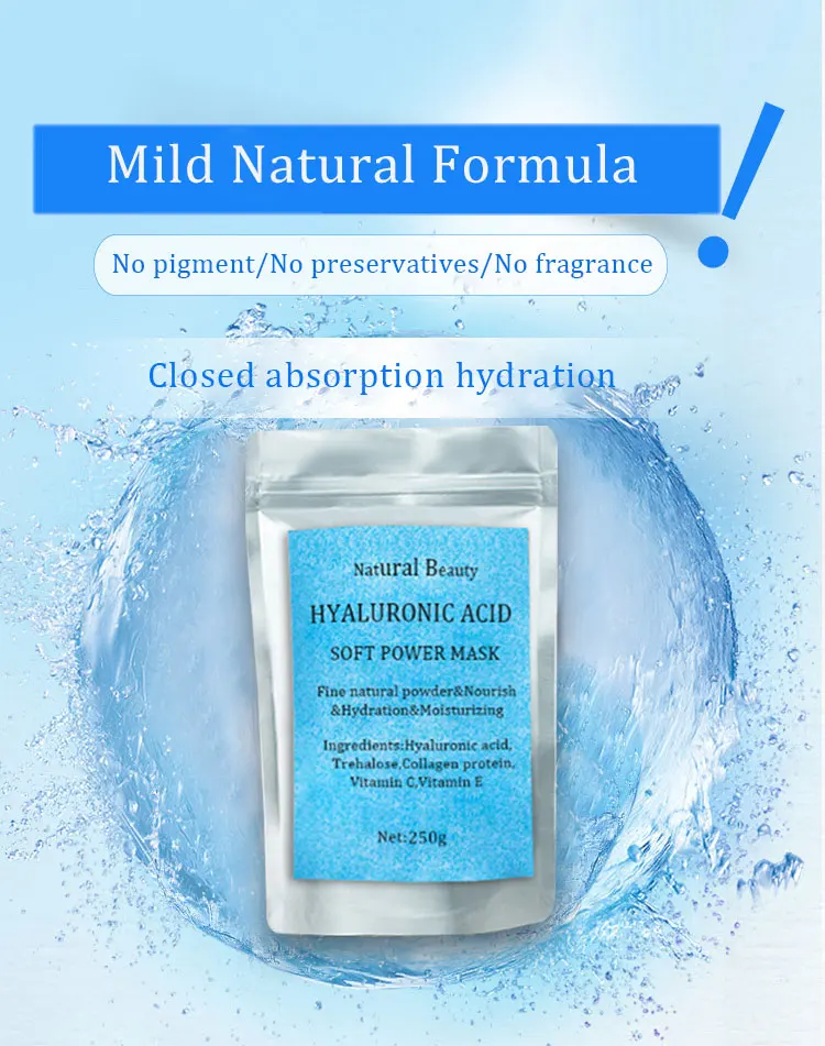 Korean Organic Whitening Face Hyaluronic Acid Peel Off Modeling Facial