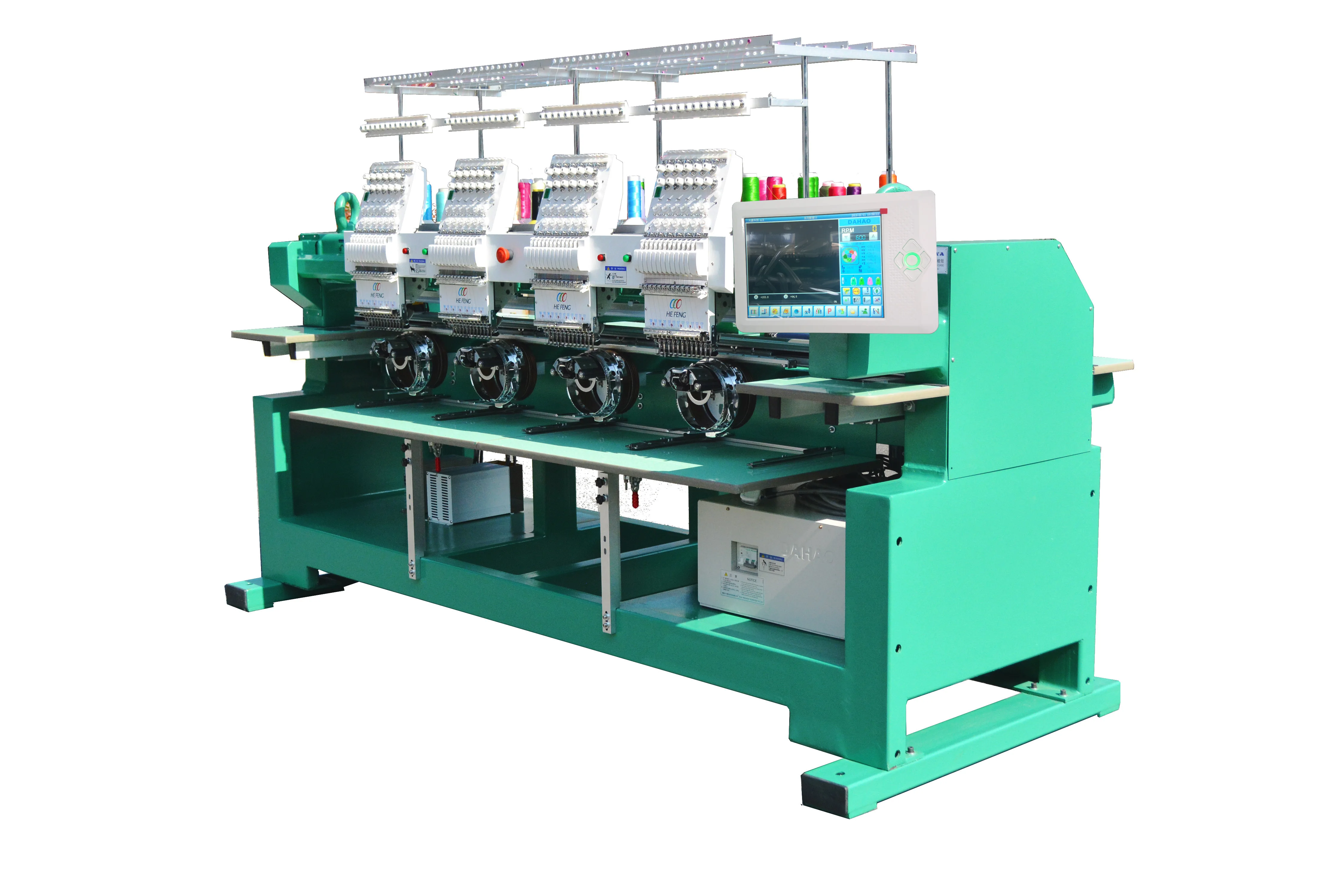 4 Heads Computeized Embroidery Machine Similar Tajima High Speed Cap