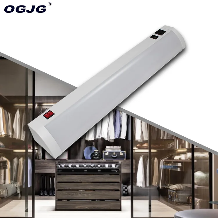 OGJG 20W 25W 30W 3Ft 4Ft 5Ft Linkable LED Light Kitchen Counter Lighting Fixture With USB Outlet Socket