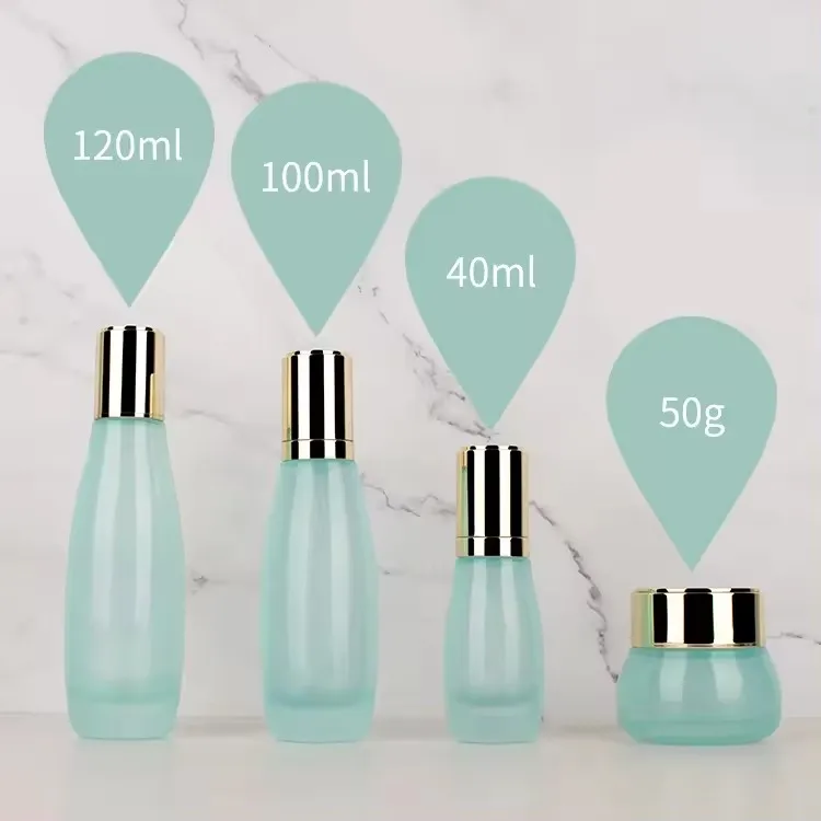 Supplier luxury beauty serum skin bottle daily skincare cosmetic packaging manufacturers with pump 50g40ml100ml120ml factory