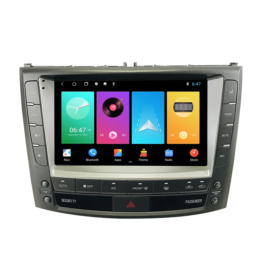 Lexus IS300 IS250 2005-2013 Android 11 9'' Touch Screen GPS Car