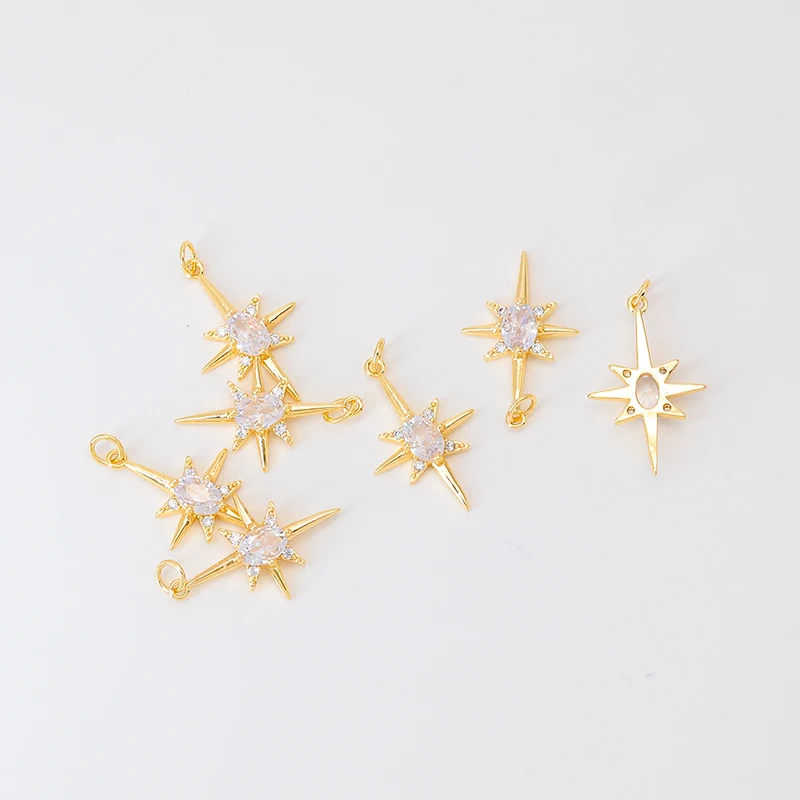 Zhongxing New Hot Selling Diy Handmade Pendants Accessories Gold Plated