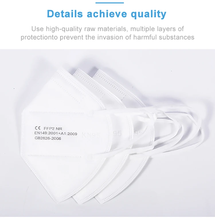 Kn95 Face Mask in Stock High Quality 5 Ply Disposable Mouth Mask Custom - KingCare | KingCare.net