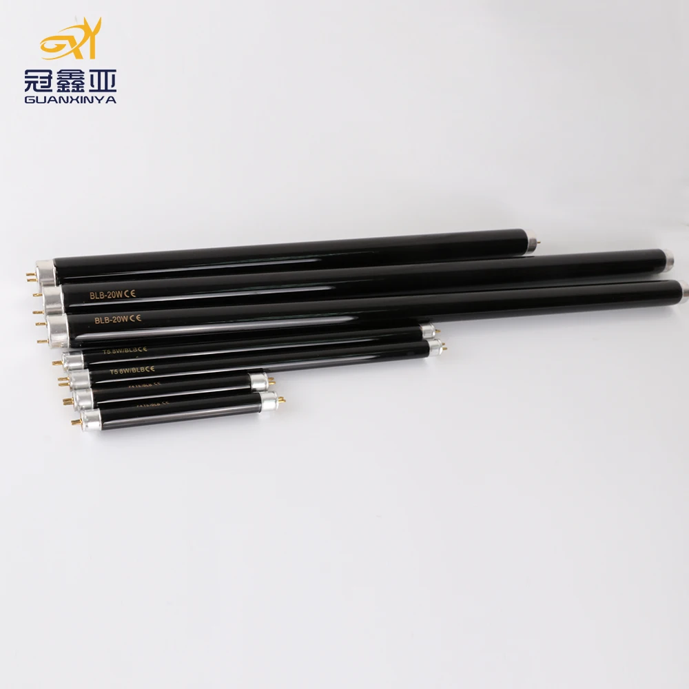 China made 40W T8  fluorescent tube black lamp