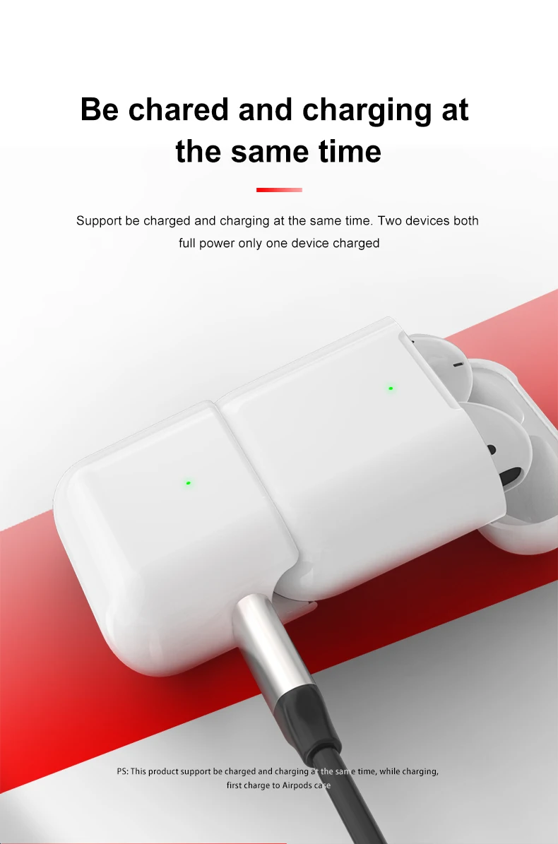 New gadget Mini power bank for airpods slim portable charging case for ipad series white color emergency charger 700mAh - ANKUX.COM