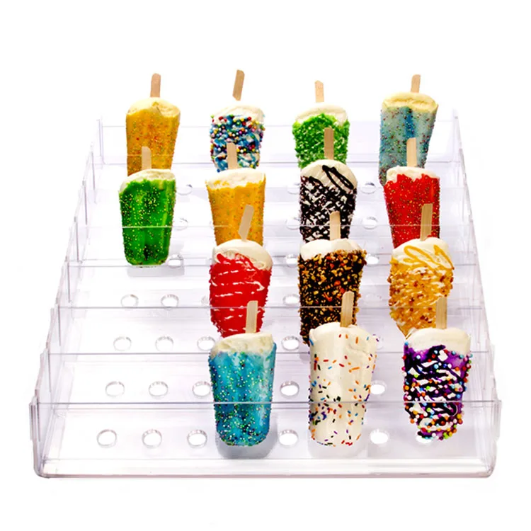 Clear Popsicle Display Stand Acrylic Ice Candy Holder Buy Popsicle