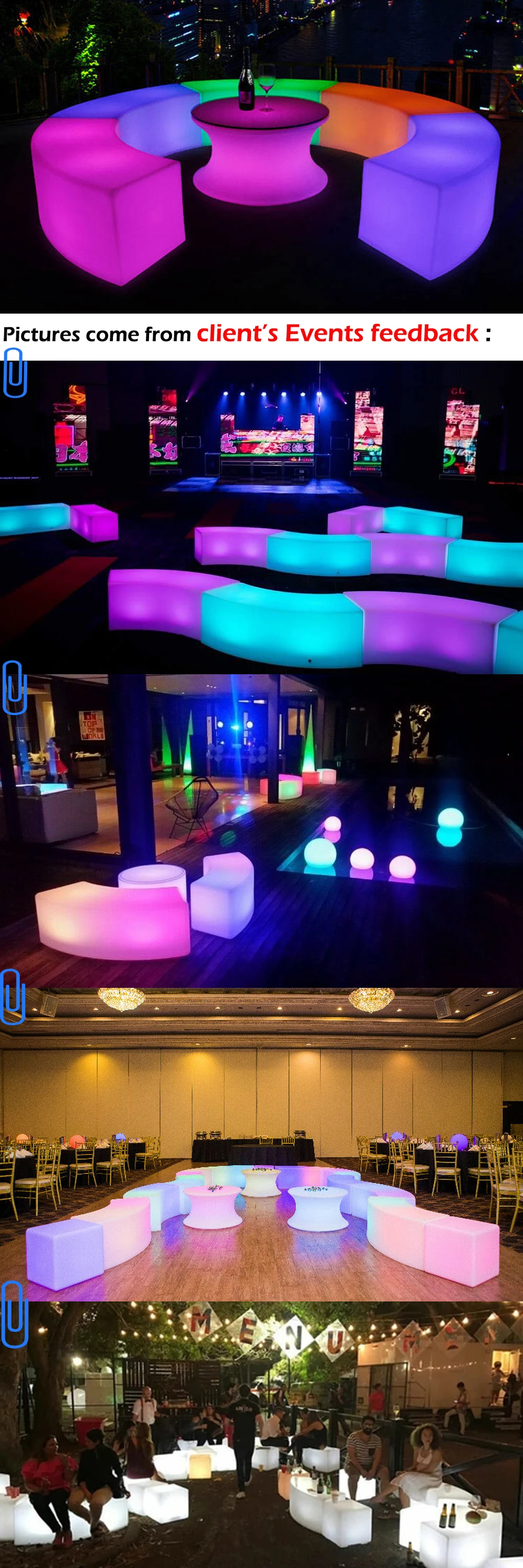 LED bench .