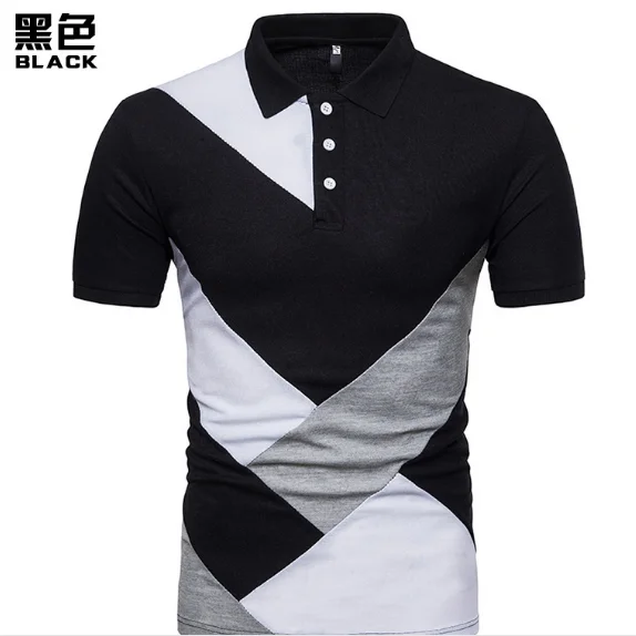 Fancy Colorful Polo Designs Mens Short Sleeve T Shirt Polo Color