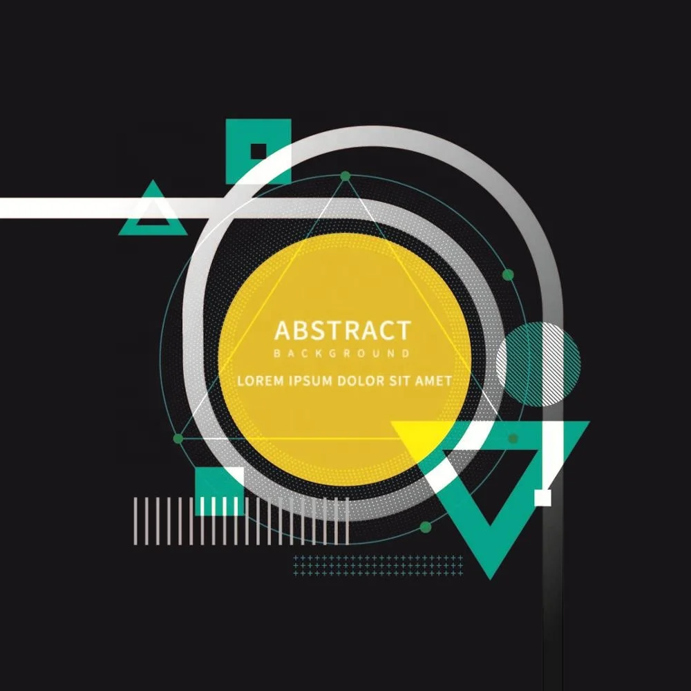 
Abstract creative geometric background design posters 