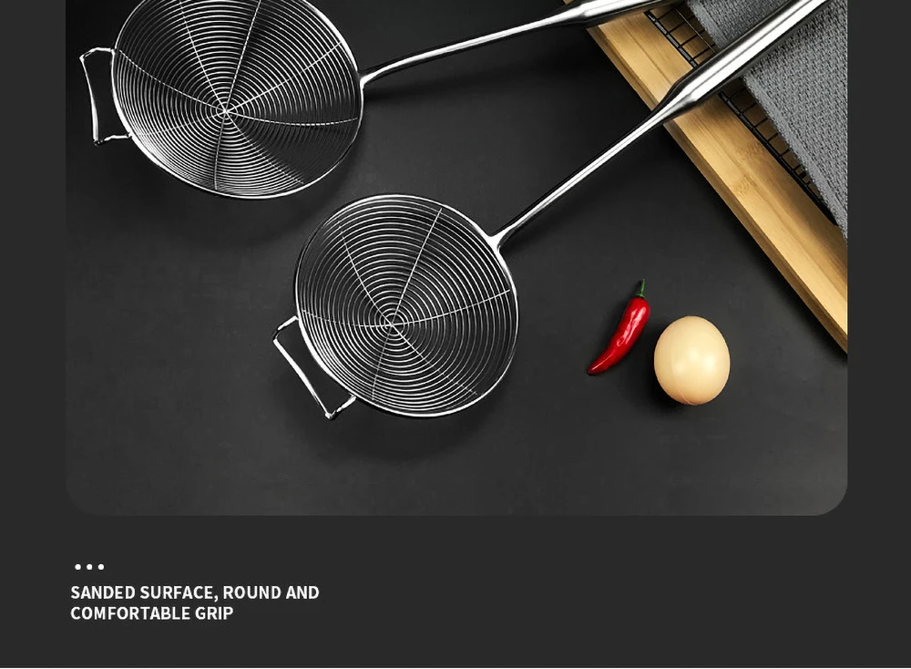 Stainless Steel Filter Oil Pot Food Filter Cookware Colander Fried