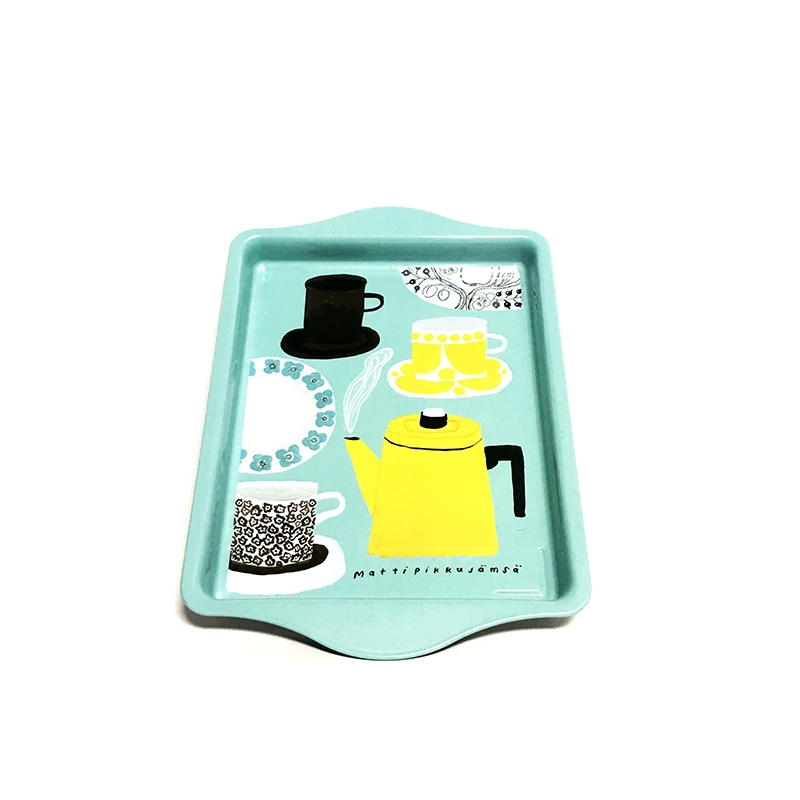Hotting Various Type Custom Printed Tin Food Serving Tray From China